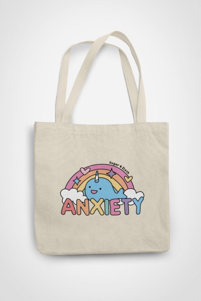 Anxiety Rainbow Tote Bag