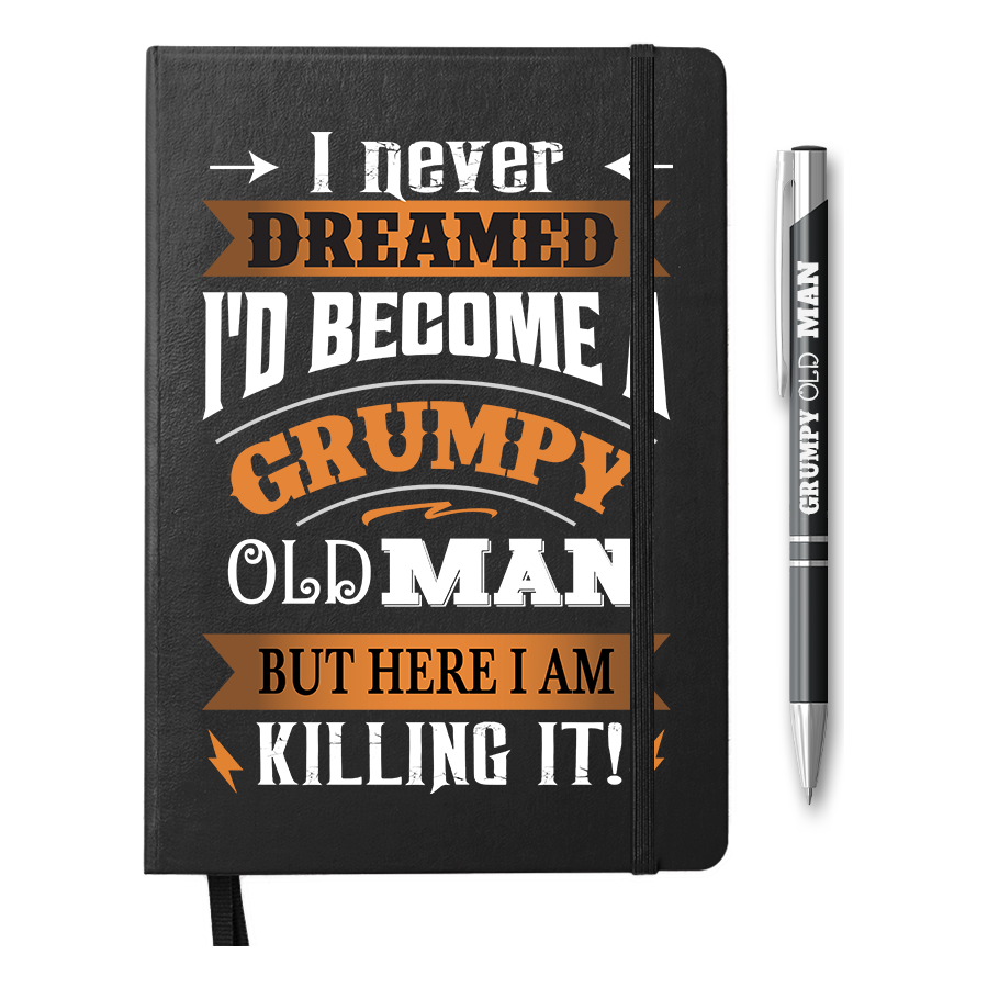 I Never Dreamed I'd Become a Grumpy Old Man Stationery Pack