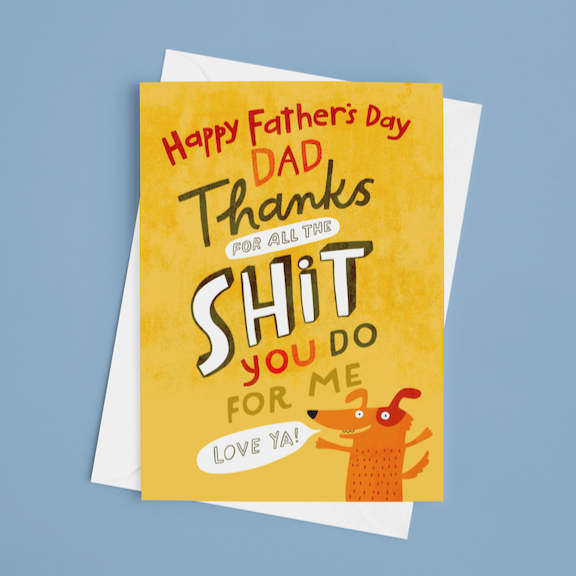 Thanks For All The Shit You Do For Me Card
