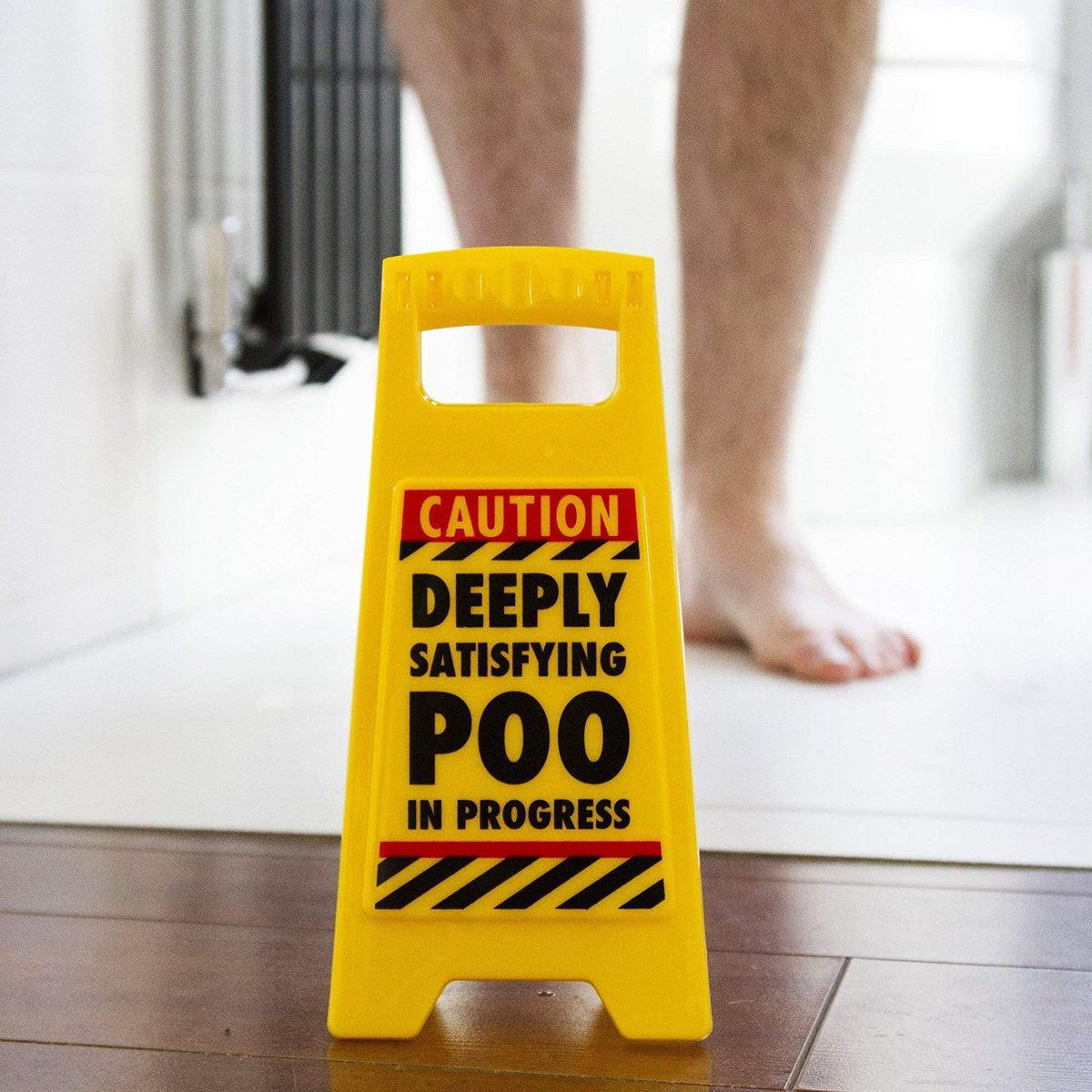 Novelty Poo in Progress Warning Sign