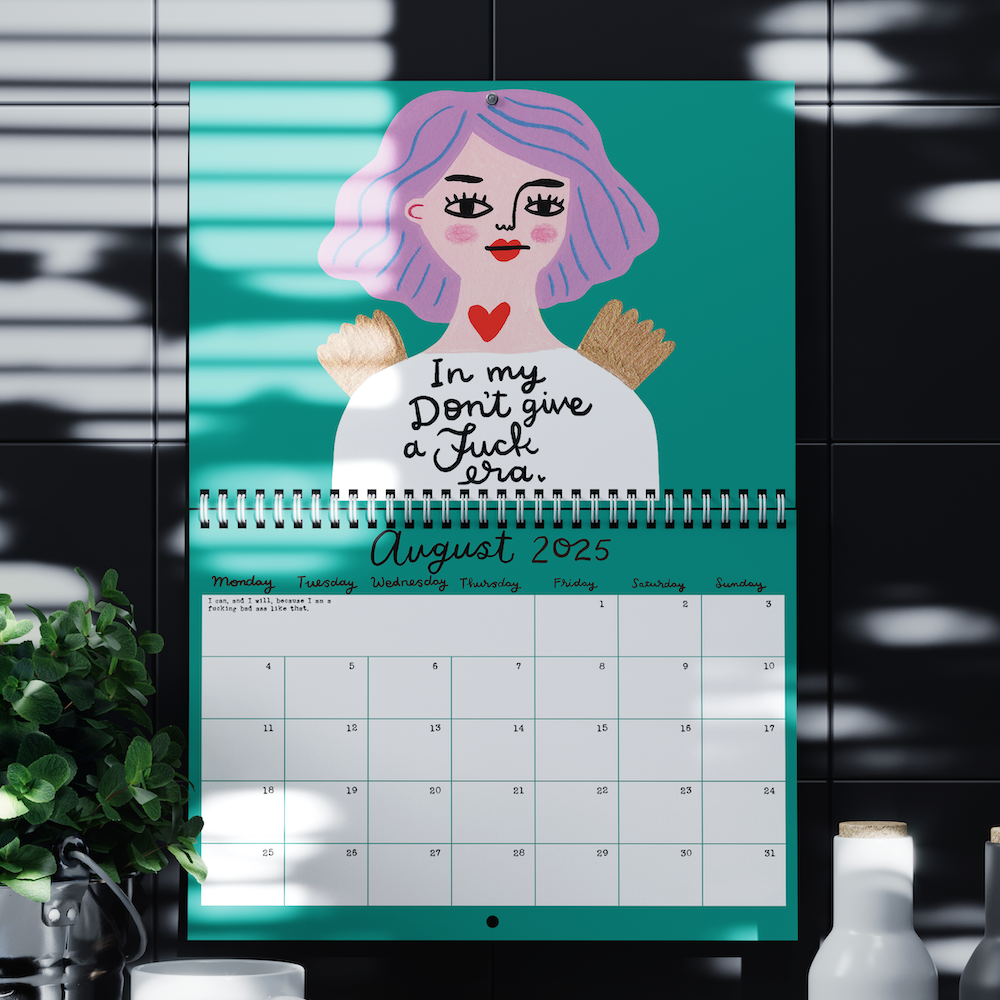 Sweary Affirmations 2025 Calendar