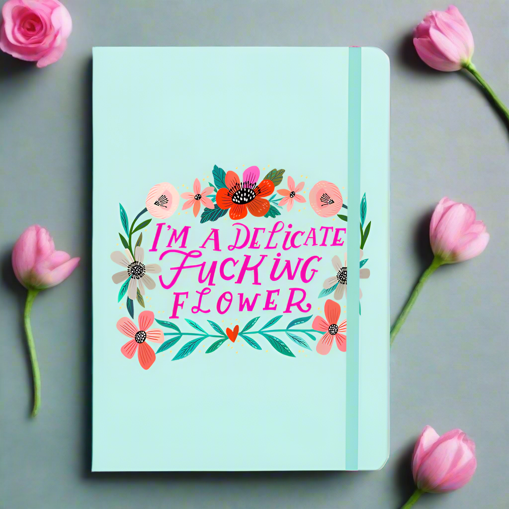 I&#39;m a Delicate Fucking Flower Notebook