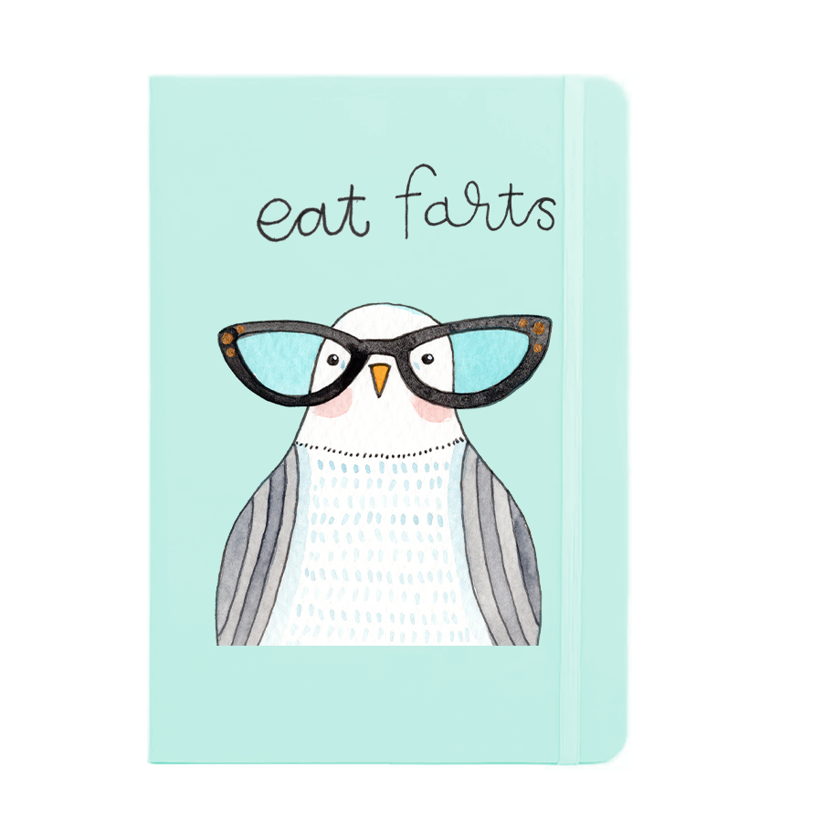 Eat Farts Derpy Bird Notebook