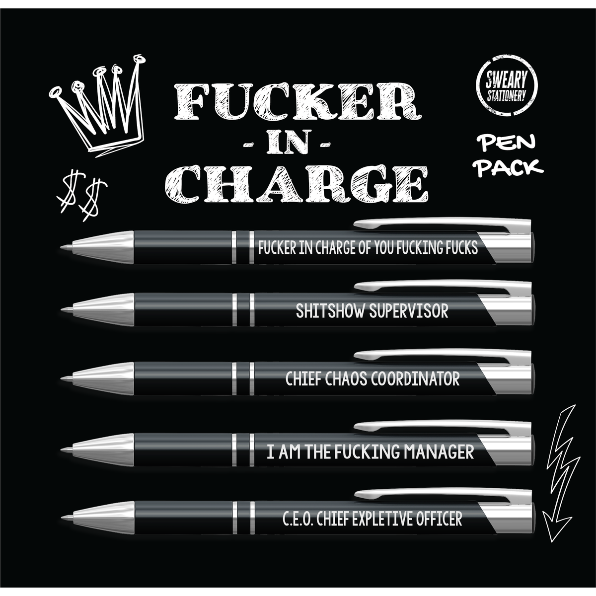 Fucker-In Charge Pen Pack