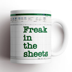 Slightly Fucked Freak in The Sheets Mug