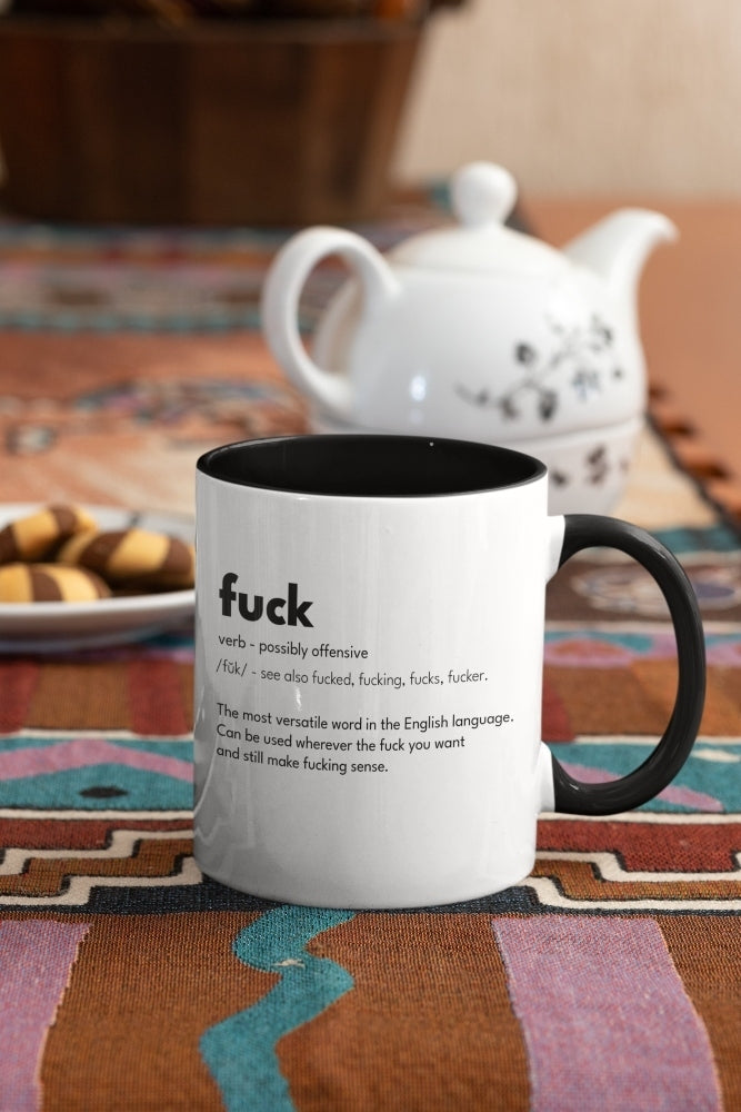 Slightly Fucked Fuck Definition Mug
