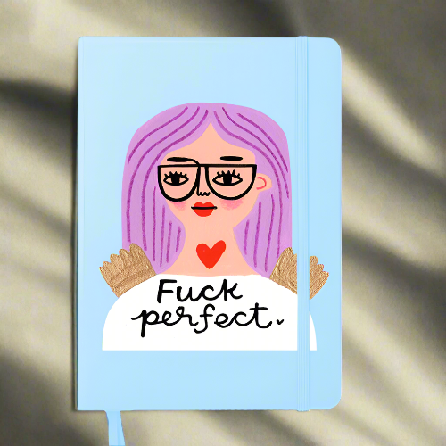 Fuck Perfect Grumpy Angel Notebook