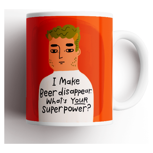 I Make Beer Disappear Grumpy Bastard Mug