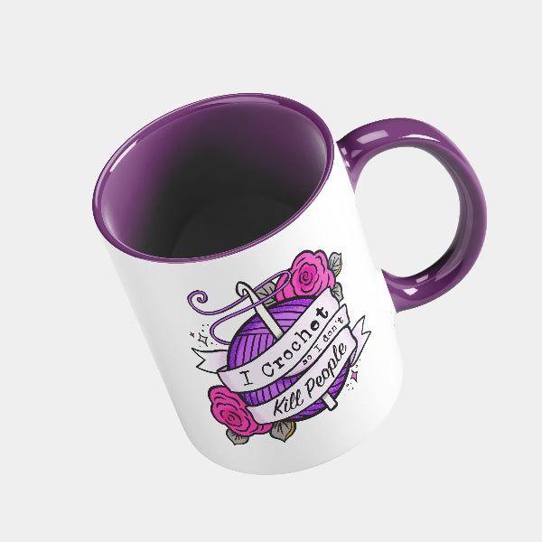 I Crochet, Therefore I Swear Mug
