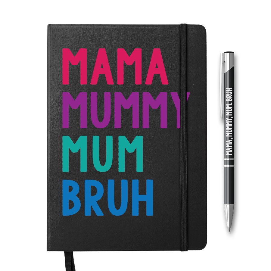 Mama, Mummy, Mum, Bruh Stationery Pack