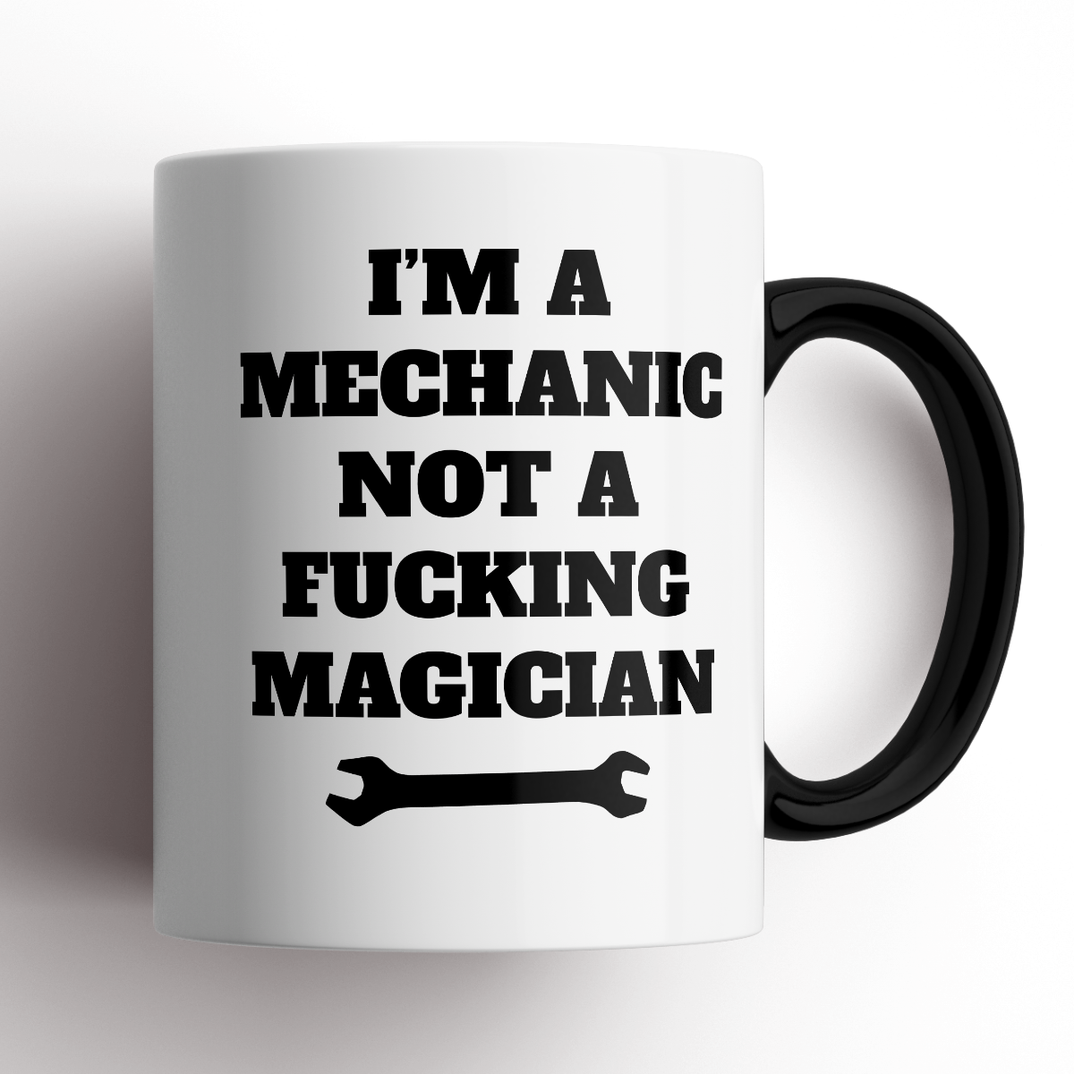 Coffee Mug with a Funny Saying about mechanics