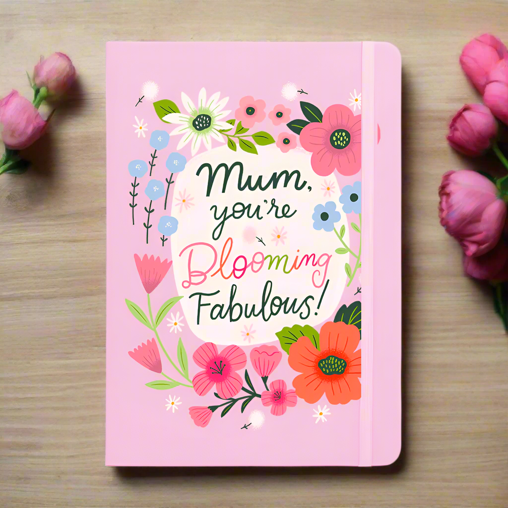 Mum, You Are Blooming Fabulous Notebook