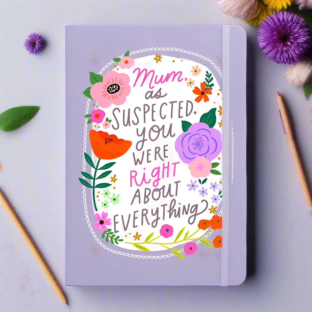 Mum, As Suspected, You Were Right About Everything Notebook