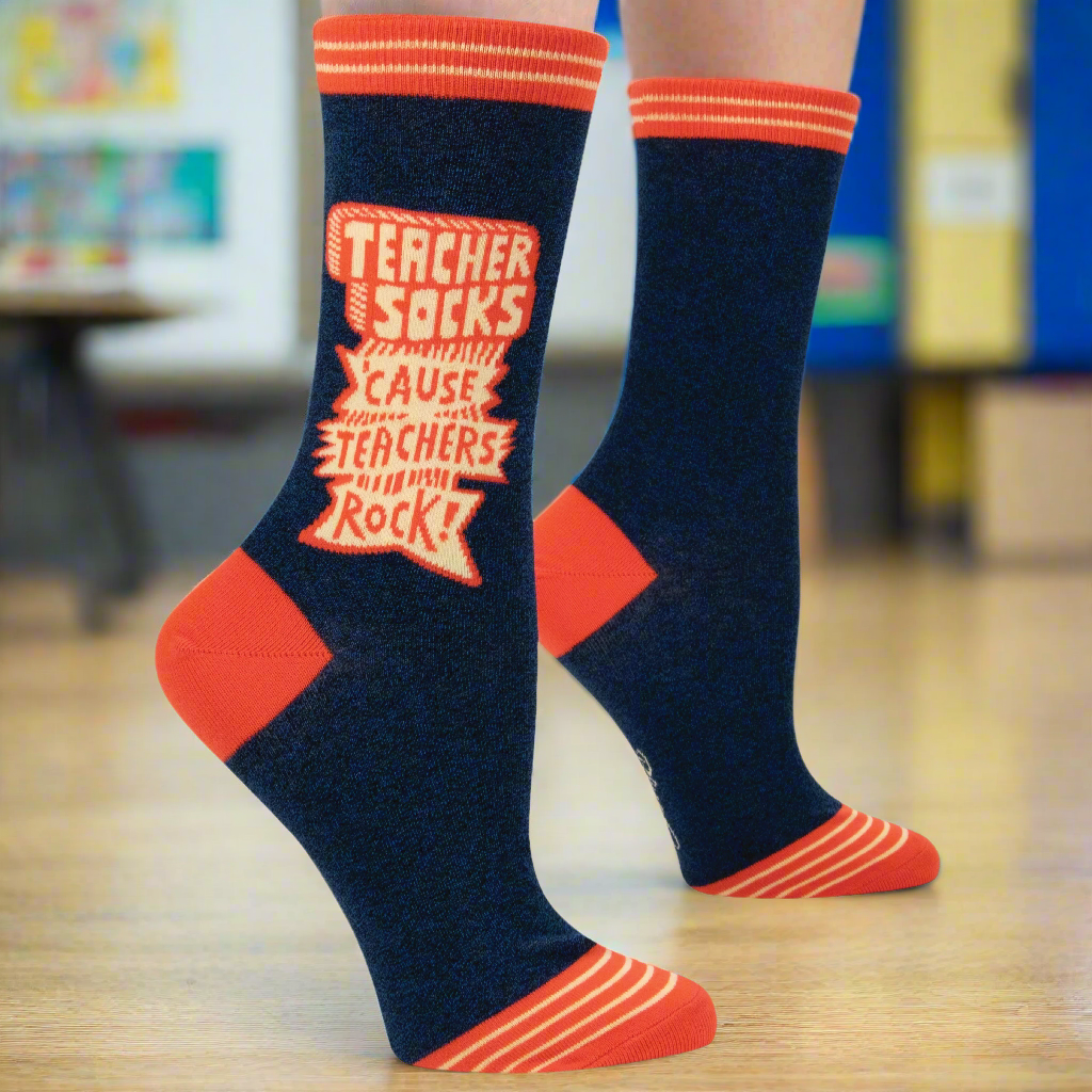 Teachers Rock Women&#39;s Crew Socks