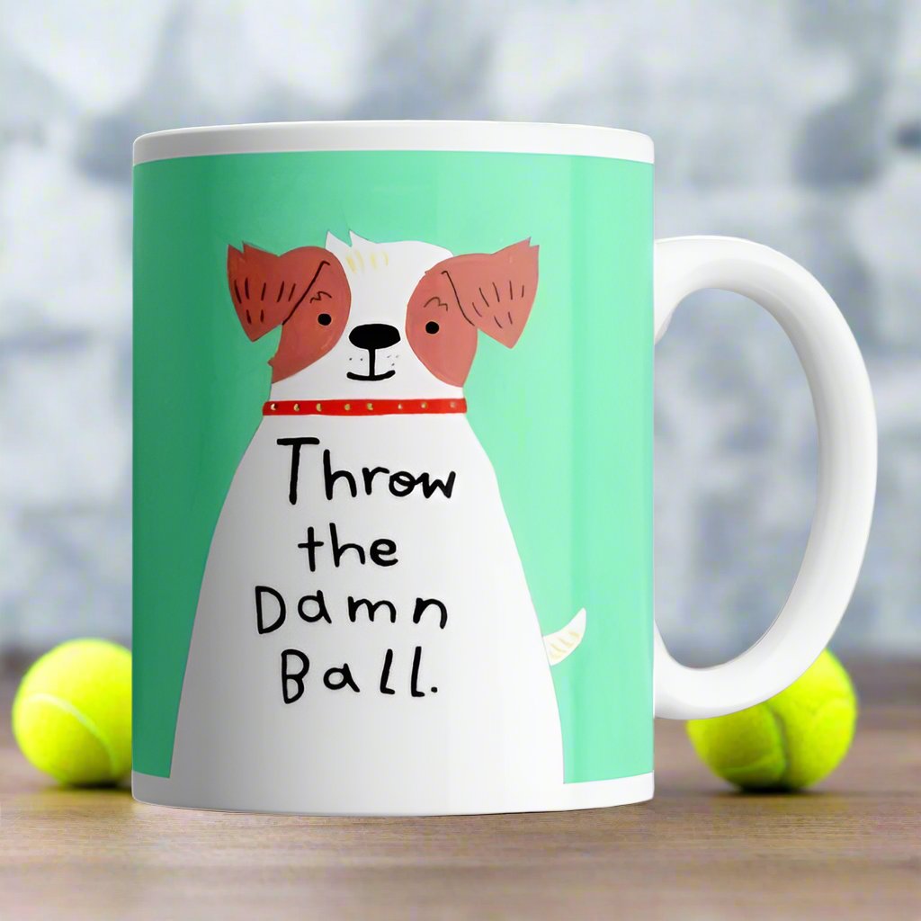 Throw The Damn Ball Mug