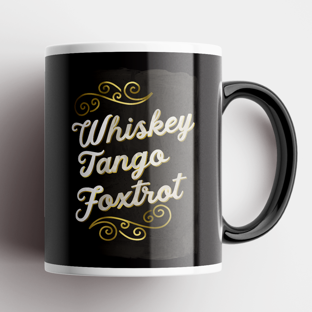 Coffee Mug with Whiskey Tango Foxtrot