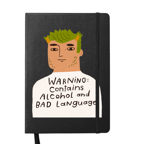 Warning: Contains Alcohol and Bad Language Notebook.