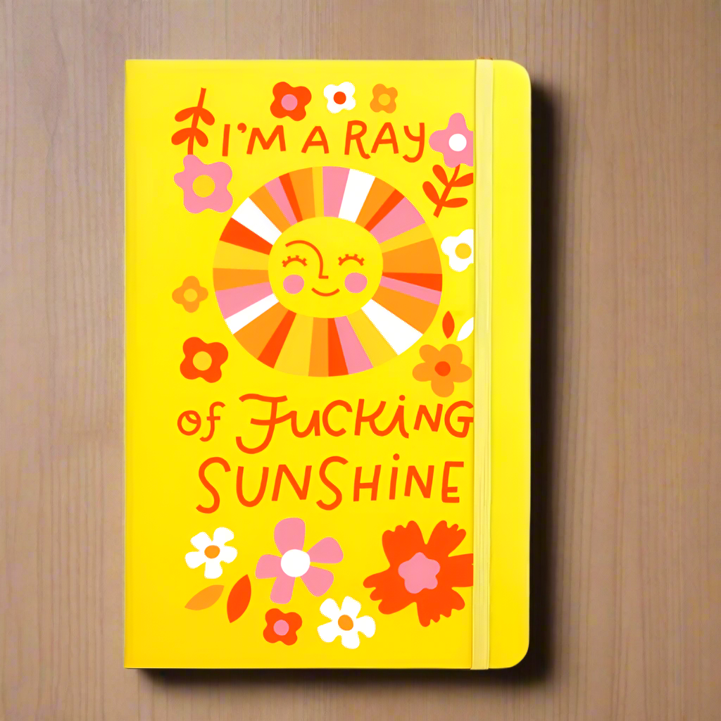 I&#39;m a Ray of Fucking Sunshine Yellow Notebook