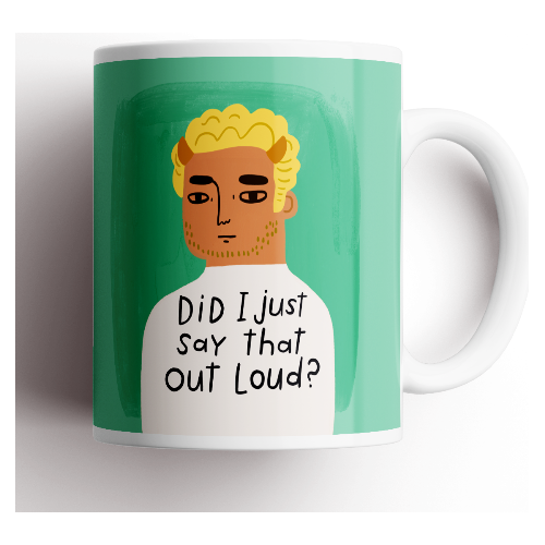 Did I Just Say That Out Loud? Grumpy Bastard Mug