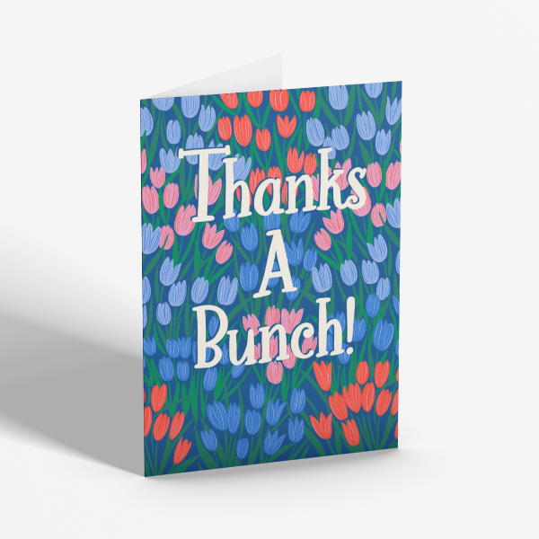 Thanks a Bunch Tulip Card