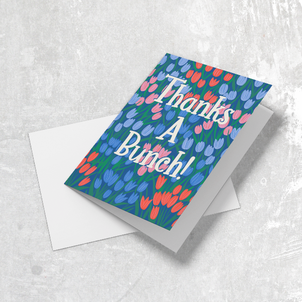Thanks a Bunch Tulip Card