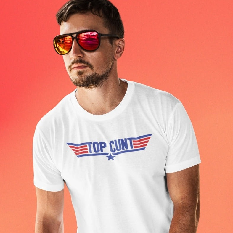 Slightly Fucked Top Cunt Men's/Unisex T-Shirt