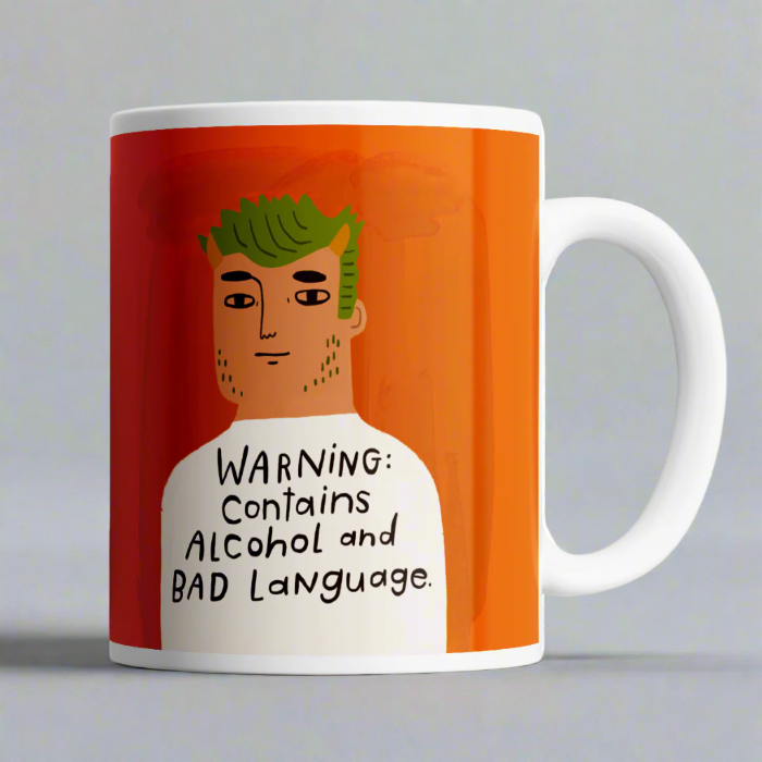 Warning: Contains Alcohol and Bad Language Grumpy Bastard Mug