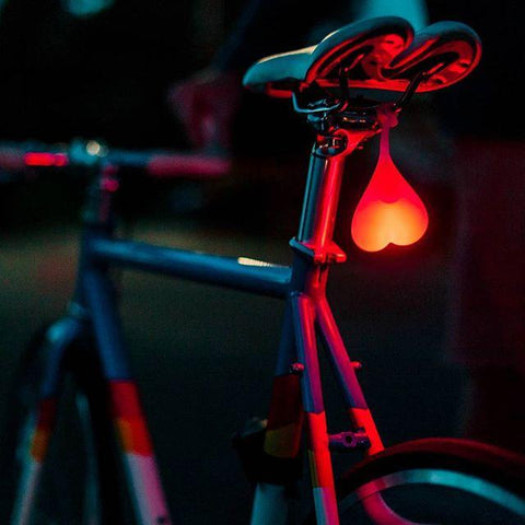 Image of Bike Balls. Hilarious LED Bicycle Lights