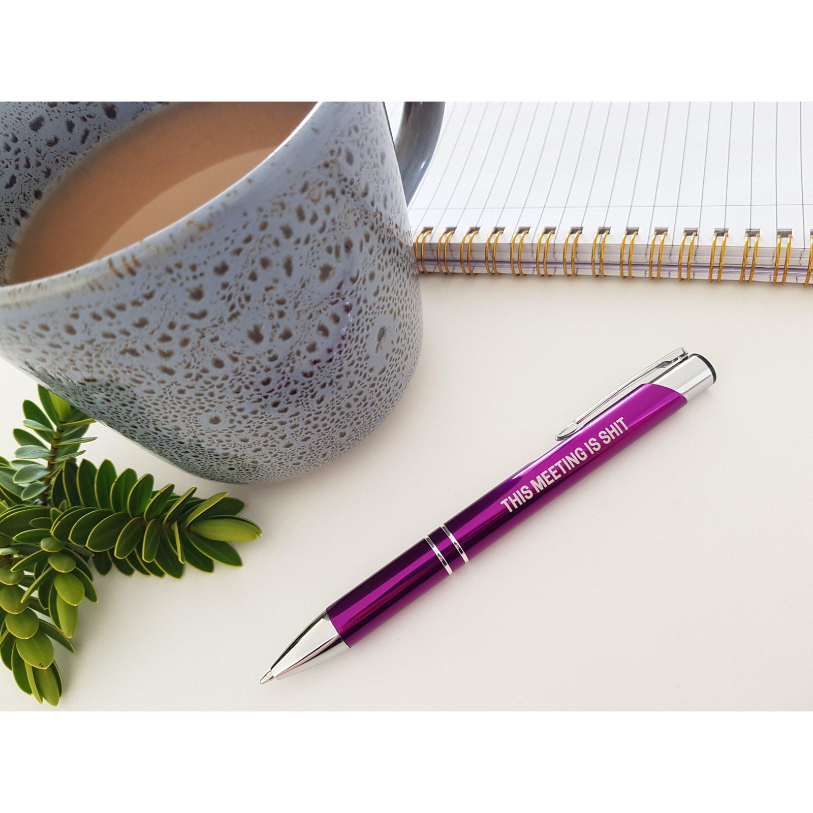 This Meeting Is Shit Purple Pen-Far Kew Emporium