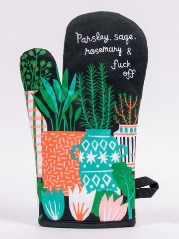 Image of Parsley, Sage, Rosemary & Fuck Off Oven Mitt
