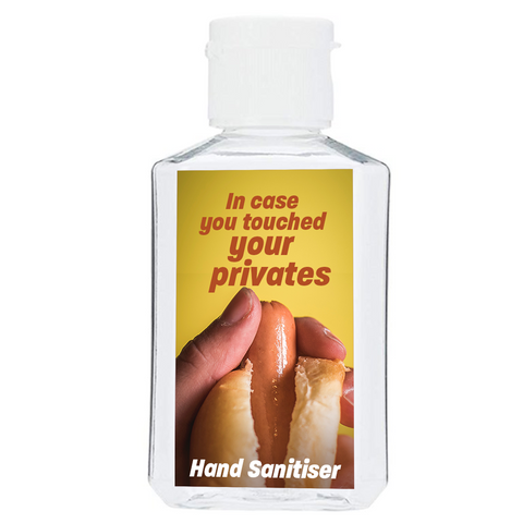 Image of In Case You Touched Your Privates Men's Hand Sanitiser