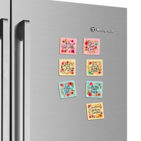 Image of Looks Like It's Fuck This Shit O'Clock Fridge Magnet