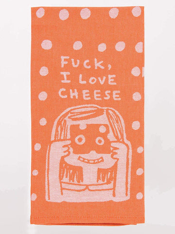 Image of Fuck I Love Cheese Tea Towel / Dish Towel