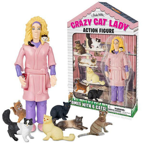 Image of Crazy Cat Lady Action Figure