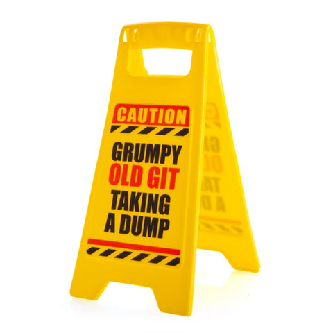Image of Grumpy Old Git Warning Sign
