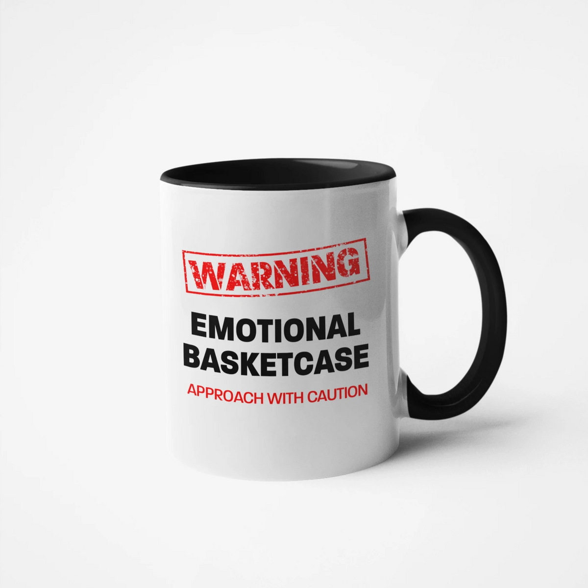Slightly Fucked WARNING - Approach With Caution Mug
