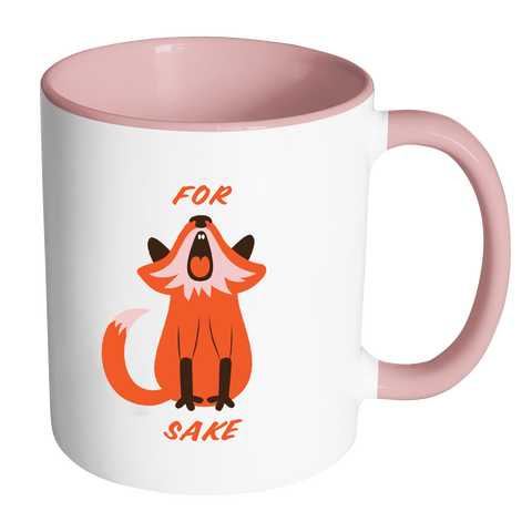 Image of For Fox Sake Coloured Accent Mug-Drinkware-Far Kew Emporium
