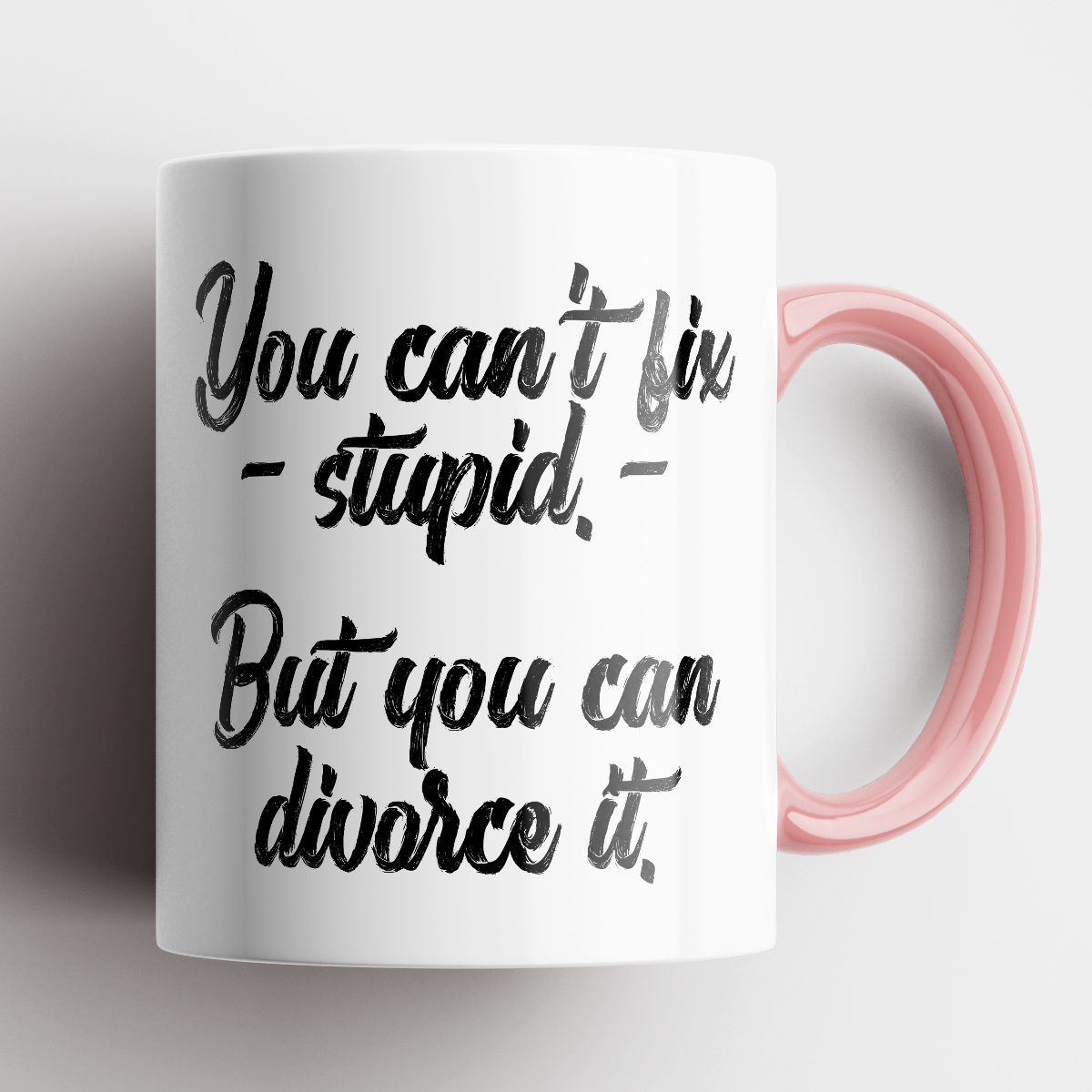 You Can&#39;t Fix Stupid, But You Can Divorce It Mug