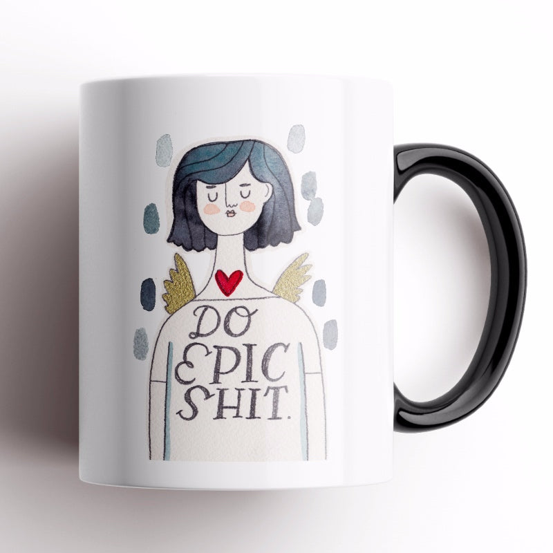 Do Epic Shit, Grumpy Angel Mug