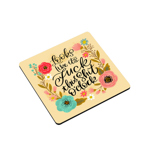 Image of Looks Like It's Fuck This Shit O'Clock Fridge Magnet