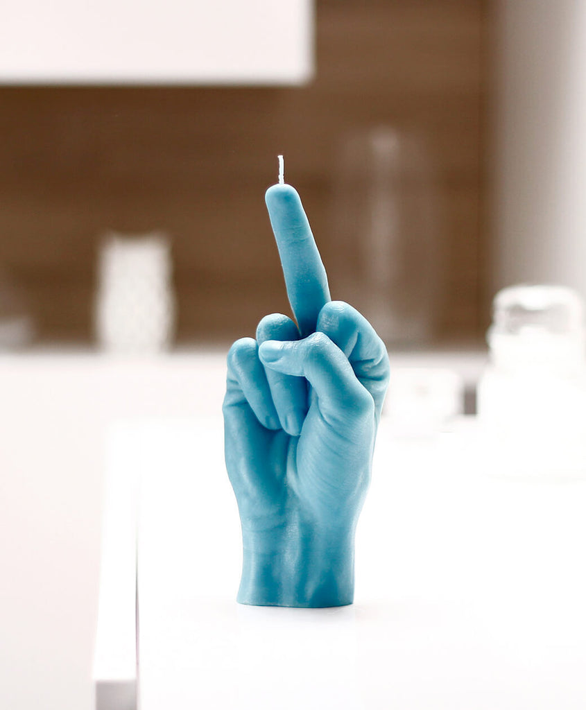 Fuck You Middle Finger Candle