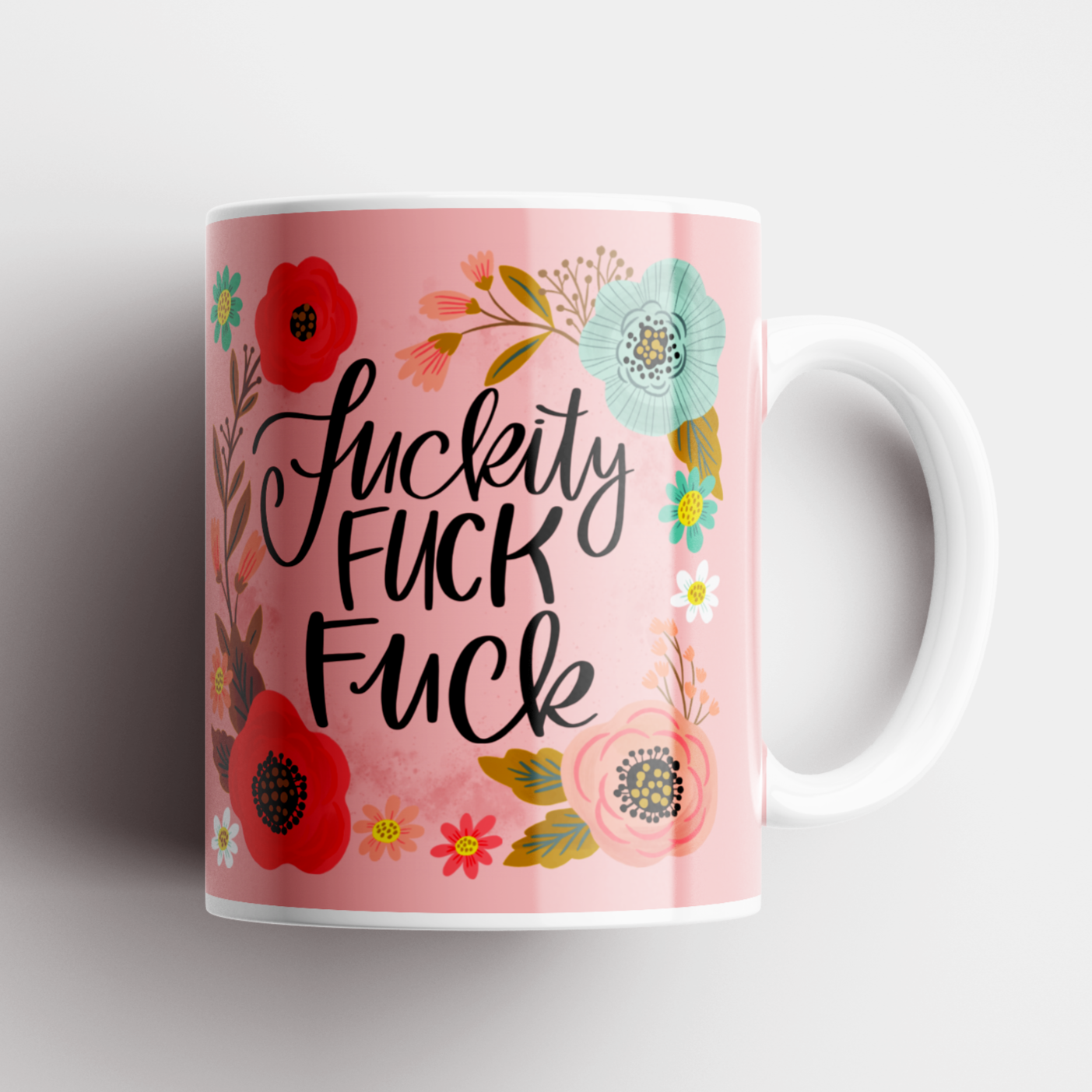  World Of Tees Fuck Fuckity Fuck Fuck Fuck Mug - Funny Offensive  Adult Classy Coffee Cup : Home & Kitchen