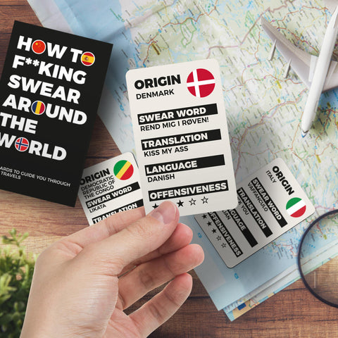 Image of How to F*cking Swear Around the World Cards