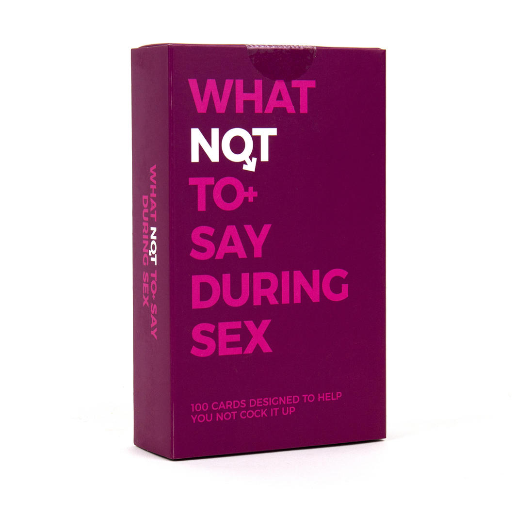 What Not To Say During Sex