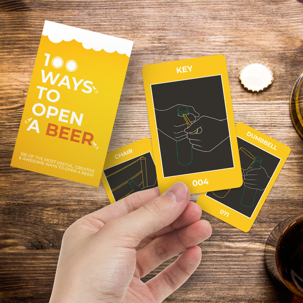 100 Ways To Open a Beer Cards