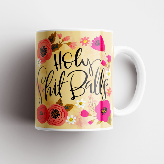 Holy Shit Balls Mug