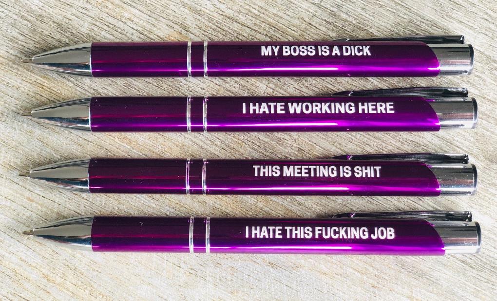 The Ultimate Fuck My Life Purple Pen Pack