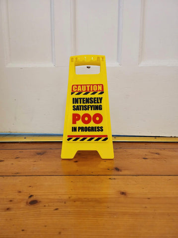 Image of Novelty Poo in Progress Warning Sign
