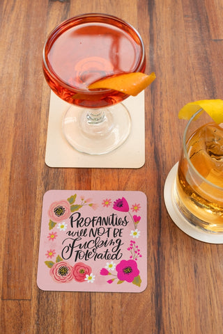 Image of Pretty Sweary Table Coasters