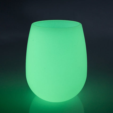 Image of Silicone Glow In The Dark Wine Cup